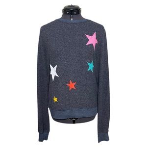Wildfox Star Scatter Jumper Sweatshirt NWT
